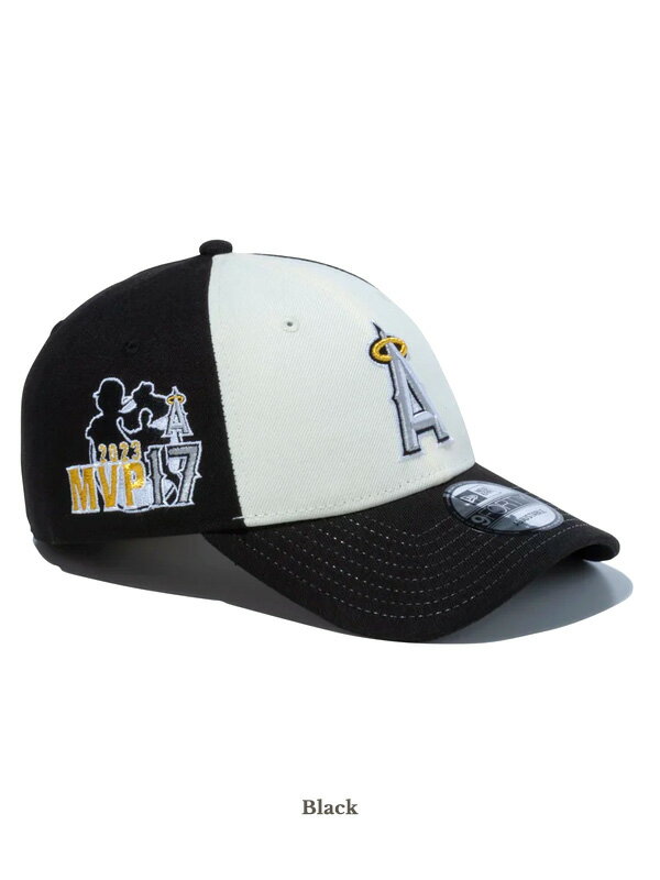 人気ショップ NEW 14339786 14339785 パネルキャップ ベースボールキャップ 帽子 刺繍 サイン 2023 Leaders Runs Home & MVP League American Ohtani Shohei ロサンゼルス・エンゼルス キャップ 記念 ホームラン王 MVP グッズ 翔平 大谷 キャップ ニューエラ ERA 記念グッズ