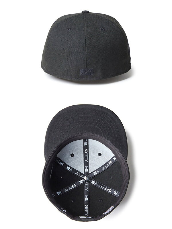 NEW ERA ニューエラ 59FIFTY MLB Black on Black ブラック 黒 キャップ