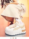 PUMA プーマ スニーカー レディース 白 厚底 おしゃれ かわいい シンプル WOMENS PUMA MAYZE CRASHED SELFLOVE ウィメンズ メイズ クラッシュド セルフラブ 厚底ソール 自己愛 シンプル 通勤 通学 カジュアル スポーツ ローカット PJ393069 新学期 ギフト プレゼント