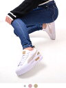 PUMA プーマ ウィメンズ メイズ グラム スニーカー レディース 白 厚底 おしゃれ かわいい シンプル ウィメンズ メイズ 白 メタリック加工 スウェード...