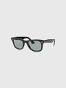 レイバン サングラス ウェイファーラー Ray-Ban RB2140F 601 / 52 ブラック グリーン ウェリントン ray ban メンズ レディース シンプル ブランド スクエア おしゃれ かっこい 定番 Original Wayfarer 8056597296601 RB2140F-601-52 52サイズ(4)