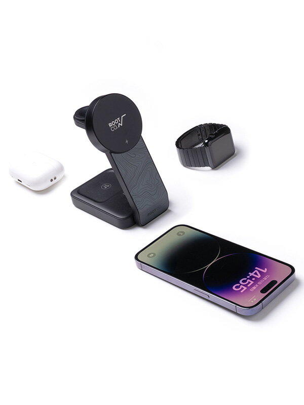 ROOT CO ルートコー スマホ 充電器 ワイヤレス PLAY EZ Fold - 3 ROOT CO ルートコー スマホ 充電器 ワイヤレス PLAY EZ Fold - 3