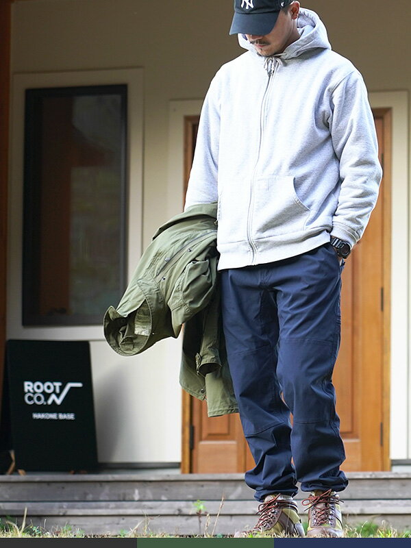 ROOT CO ルートコー パンツ ギアパンツ メンズ レディース アウトドア キャンプ Omni-Field Pants ロングパンツ フィールドパンツ ストレッチ ナイロン ダブルニー ウエストゴム テーパード ギアループ 撥水加工 POFP-4408 夏休み ギフト プレゼント