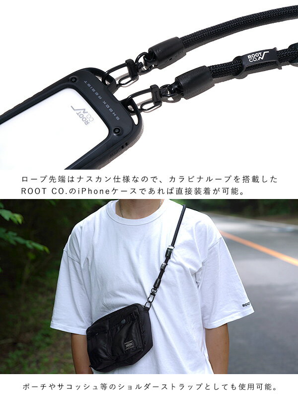 ROOT CO ルートコー YOSEMITE ヨセミテ モバイルストラップ ショルダーストラップ GRAVITY INNER LOOP SHEET  ストラップホルダー セット EPM × ROOT CO. YOSEMITE MOBILE STRAP アウトドア キャンプ スマホグッズ iPhone  