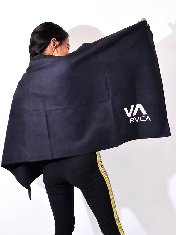 【メール便送料無料】RVCA ルーカ タオル ビーチタオル メンズ レディース 大きいサイズ ユニセックス VAロゴ 海 ジム トレーニング ヨガ RVCA SPORT TOWEL スポーツタオル サーフィン 川 プール アウトドア BC041-772 新学期 ギフト プレゼント