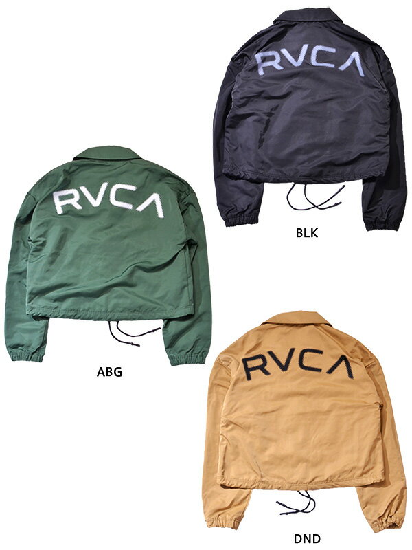 RVCA ルーカ ジャケット コーチジャケット レディース RVCA ルーカ ジャケット コーチジャケット レディース