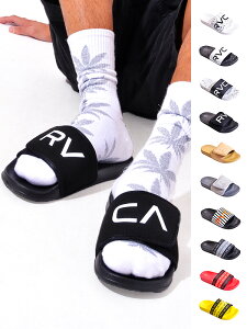 RVCA ルーカ サンダル メンズ レディース ユニセックス ぺたんこ おしゃれ ブランド VELCRO SPLASH SLIDE SHOWER SANDAL ロゴ シャワーサンダル スポーツサンダル ペア リンクコーデ 海 プール BB041-043-965-966 BA041-043 新学期 ギフト プレゼント