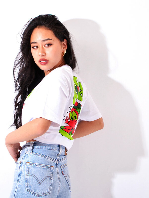 ルーカ　Tシャツ キノコ　RVCA 古着