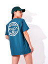 ルーカ Tシャツ レディース 【ネコポス送料無料】RVCA ルーカ Tシャツ レディース メンズ 半袖 ブランド 大きいサイズ ゆったり 綿100% スポーツ カジュアル 大きめ ゆったり おしゃれ かわいい ユニセックス RVCA SS ルカトップス ロゴ 白 黒 ジム BC041-242-240 母の日 ギフト プレゼント