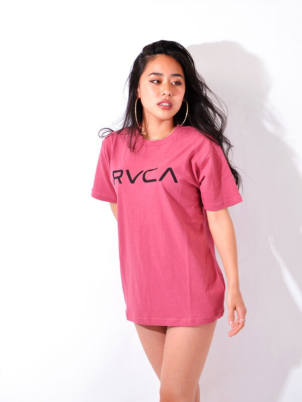 にゃん RVCA ルーカ XS ピンク RVCA - ルーカ パーカー トレーナー XS ピンク 長袖 フード付き ロゴ