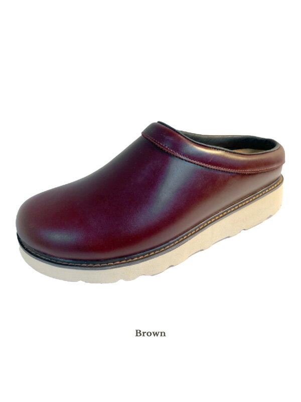 Schott ショット レザー クロッグ シューズ 牛革 シンプル おしゃれ