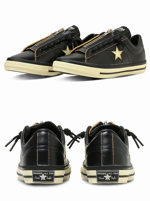 Converse×ショット　All Star ジップアップ レザー スニーカー Schott CONVERSE ショット コンバース レザー スニーカー ワンスター