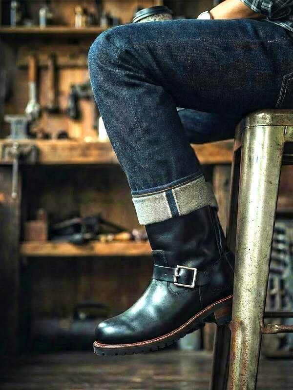 Schott ショット エンジニアブーツ 本革 ロング レザー ワークブーツ