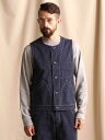 Schott ショット ヒッコリー ストライプ デニム ベスト メンズ レディース おしゃれ かっこいい OLD HICKORY DENIM VEST オールド...