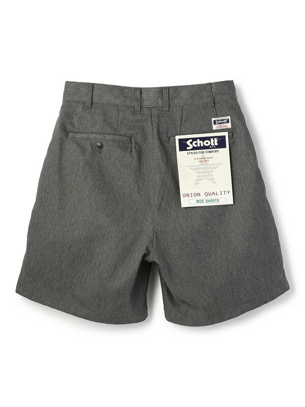 Schott ショット チノ ショーツ ダブルプリーツ T/C ショーツ 2タック