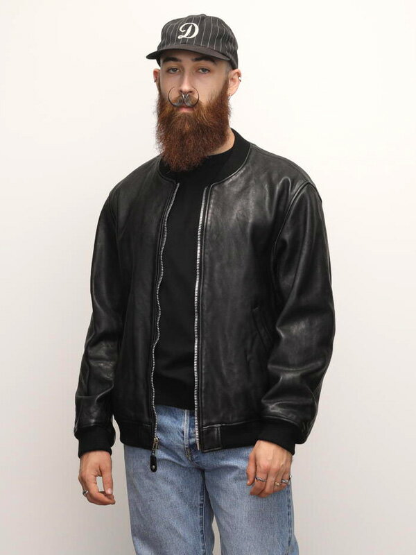 Schott ショット レザー ジャケット MA-1 バワリー 羊革 ラム LEATHER