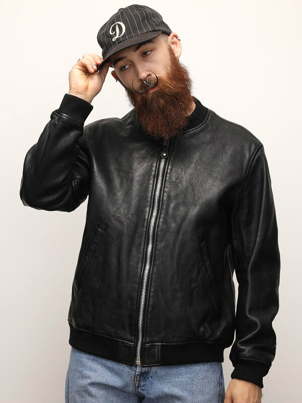 Schott ショット レザー ジャケット MA-1 バワリー 羊革 ラム Schott ショット レザー ジャケット MA-1 バワリー 羊革 ラム LEATHER