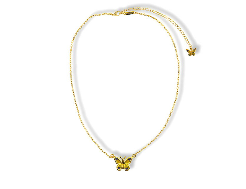 【在庫処分】STUGAZI スガジ メンズ レディース ユニセックス シンプル ゴールド ブランド おしゃれ かわいい Butterfly NECKLACE GOLD バタフライ 蝶 チョウ インフルエンサー G-dragon Kris wu 着用ブランド 44521 母の日 ギフト プレゼント 2