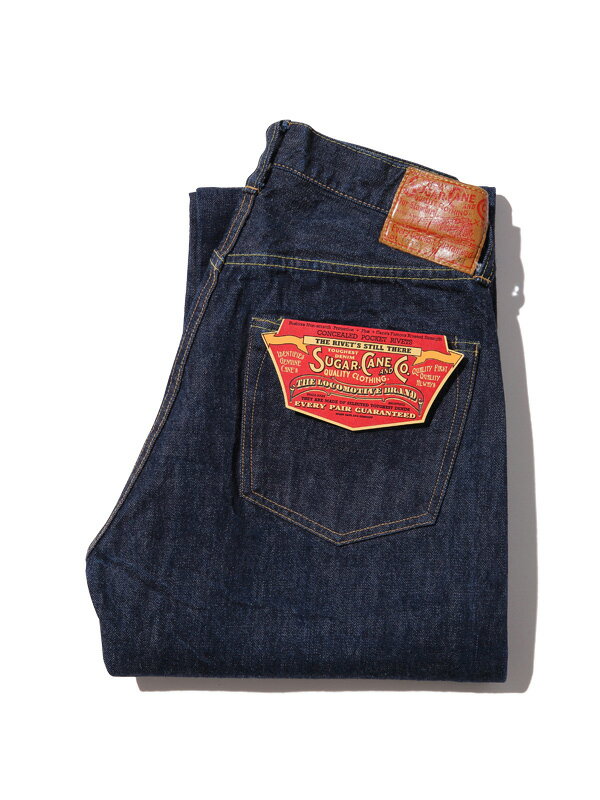 SUGAR CANE シュガーケーン ジーンズ メンズ レディース 14.25oz. DENIM 1947 MODEL REGULAR  STRAIGHT レギュラーストレート MADE IN JAPAN 日本製 ワンウォッシュ 赤耳 レングス 東洋エンタープライズ SC41947