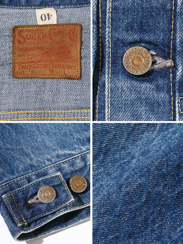 SUGAR CANE シュガーケーン デニム ジャケット メンズ SUGAR CANE シュガーケーン デニム ジャケット メンズ