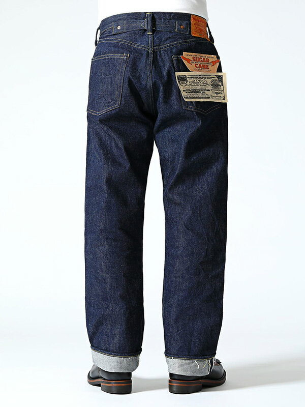 Sugar Cane ダークブルーデニム 5ポケット SUGAR CANE シュガーケーン【SUGAR CANE】11oz. BLUE DENIM WORK PANTS