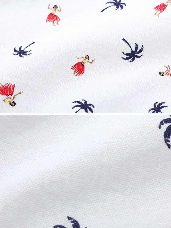 SUN SURF サンサーフ シャツ メンズ レディ―ス 半袖 COTTON OXFORD