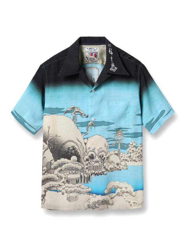 SUN SURF 󥵡  2023 ڥ륨ǥ HIROSHIGE BLUE ϥ  ǥ ϥ磻󥷥 礭 SPECIAL EDITION   ҥ֥롼   Υ󥿡ץ饤 SS39130  ե ץ쥼