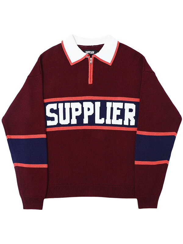 SUPPLIER CROSS LOGO KNIT サプライヤー ニット セーター-