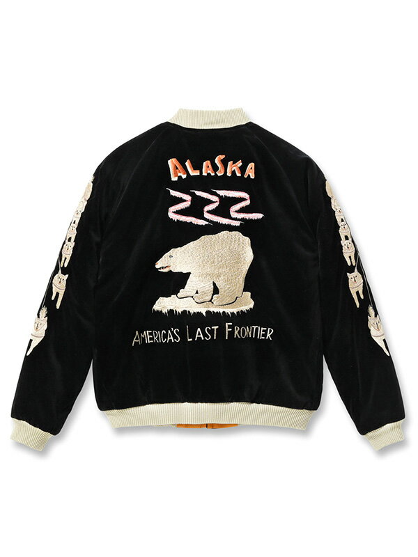 スウェードアラスカ別珍スカジャン Lot No. TT15544-128 / Late 1950s Style Velveteen Souvenir