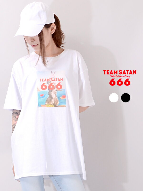 TEAM SATAN チームサタン Tシャツ メンズ レディース ユニセックス 半袖 ブランド おしゃれ ゆったり 綿 100% SKATEBOARDING S/S TEE スケートボーディング アメリカ製 MADE IN USA ストリート スケーター スポーツ TS014-1 父の日 ギフト プレゼント