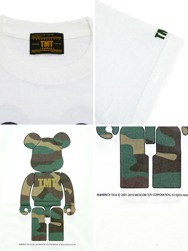 BE@RBRICK TMT Tシャツ メンズ レディース 半袖 ブランド 綿 100 BE@RBRICK TMT Tシャツ メンズ レディース 半袖 ブランド 綿 100