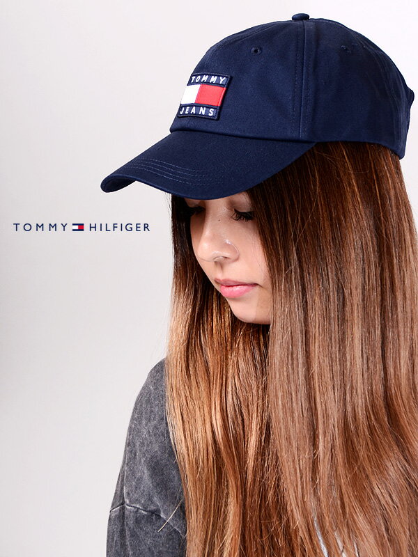 トミー ヒルフィガー キャップ メンズ TOMMY HILFIGER JEANS トミー ヒルフィガー ジーンズ キャップ レディース メンズ ユニセックス ブランド おしゃれ かわいい ブランド HERITAGE FLAG CAP ヘリテージ フラッグ ローキャップ 6パネル 帽子 AM05836 父の日 ギフト プレゼント