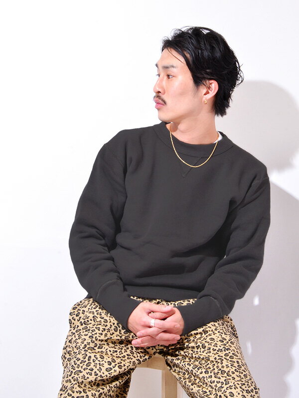 Two Moon トゥームーン スウェット 92022 杢 ダーク グレー トレーナー