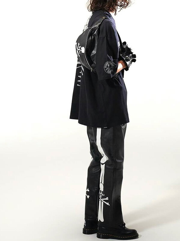 マスターマインドワールド★19AW バックスカルベロアボーダーカットソー マスターマインドワールド☆19AW バックスカルベロアボーダー