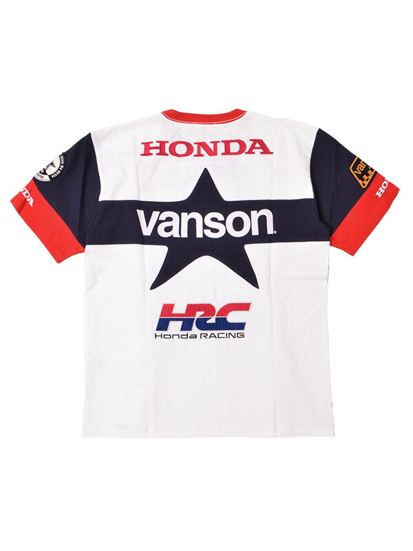 VANSON HONDA バンソン ホンダ Tシャツ メンズ レディ―ス 半袖 大きい