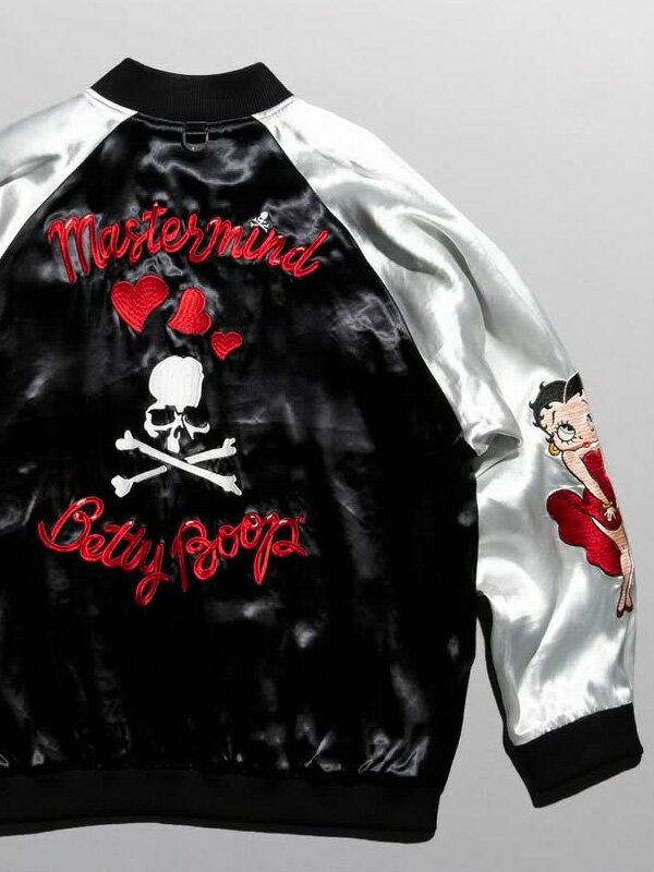 MASTERMIND WORLD × BETTY BOOP マスターマインド ワールド スカジャン