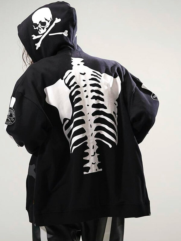 VANSON × MASTERMIND WORLD BOXY BONE HOODIE マスターマインド VANSON × MASTERMIND WORLD BOXY BONE HOODIE マスターマインド