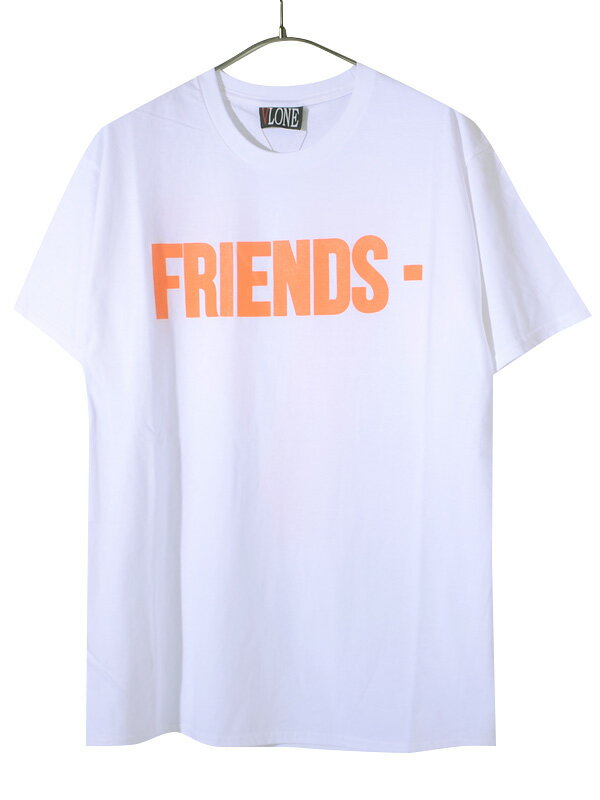 【在庫処分】VLONE ヴィーロン ヴィーローン Tシャツ メンズ レディース ユニセックス 半袖 フレンズ FRIENDS TEE A AP Mob エイサップモブ ASAP BARI エイサップ バリ Ian Connor イアン コナー Kanye West カニエ ウエスト 愛用ブランド TEE FRIENDS-SST-WO