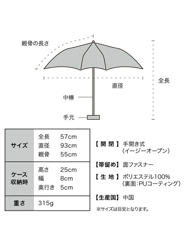 Wpc IZA 日傘 Type WIND RESISTANCE 折りたたみ傘 晴雨兼用 完全遮光