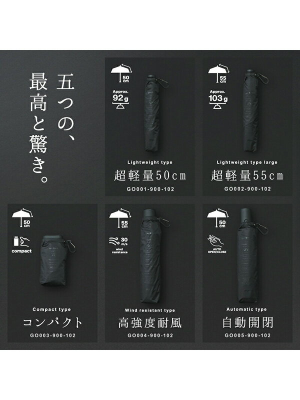 Wpc 日傘 go-koh 遮光 スーパー コンパクト 折りたたみ傘 晴雨兼用