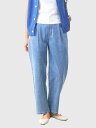 Westwood Outfitters ウエストウッド アウトフィッターズ パンツ レディース ゆったり きれいめ 涼ふわデニムのタックパンツ タックパンツ イ...