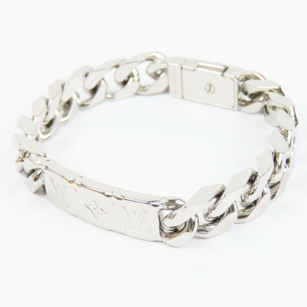 ルイヴィトン モノグラム ID チェーンブレスレット 21年製 ブレスレット メタル シルバー メンズ【中古】極美品 本物 LOUIS VUITTONのサムネイル