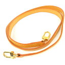 ルイヴィトン バッグ用 G金具 全長120cm ショルダーストラップ ヌメ革 ナチュラル ユニセックス【中古】綺麗 本物 LOUIS VUITTON