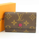 ルイヴィトン ミュルティクレ6 6連 モノグラム キーケース PVC ブラウン レディース【中古】極美品 本物 LOUIS VUITTON
