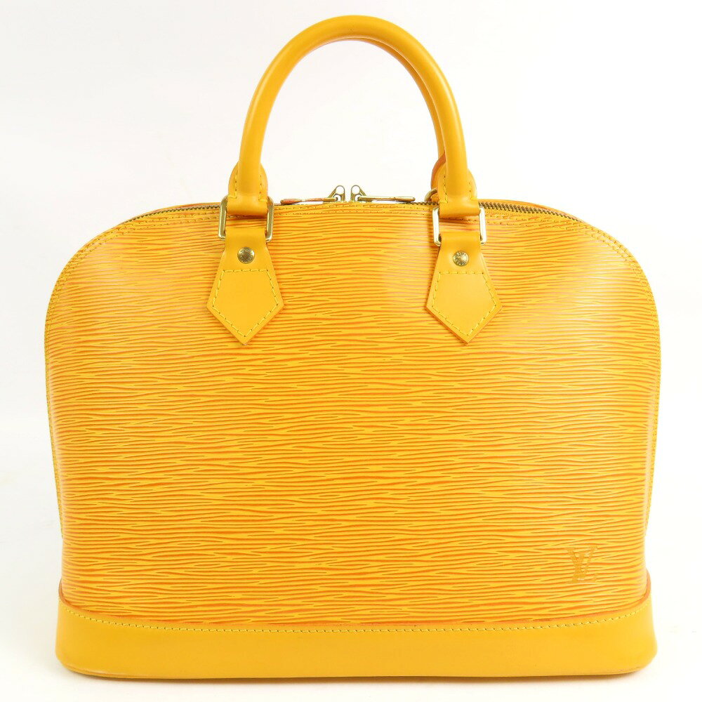 乐天商城 - ルイヴィトン アルマ ヴィンテージ エピ ハンドバッグ レザー イエロー【中古】極美品 本物 LOUIS VUITTON