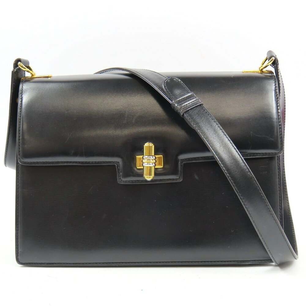 gucci///////////////\\\\\\\\\\\\\\\\\\\\\\\\\\\\\\\\\\\\\\\\\\\\\\\\\\\\\\\\\\\\\\\' - グッチ オールドグッチ G金具 ヴィンテージ ショルダーバッグ レザー ブラック レディース【中古】綺麗 本物 GUCCI