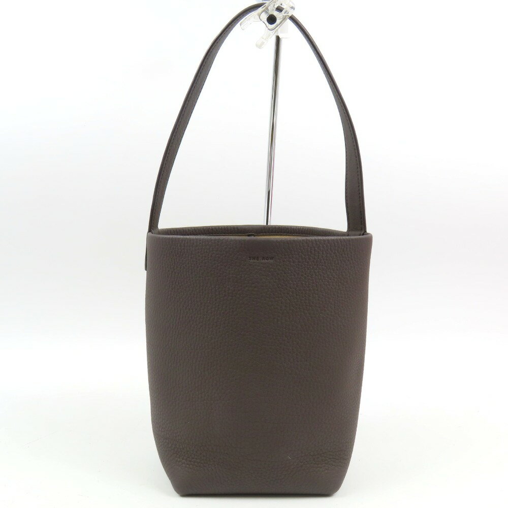 乐天商城 - ザロウ Small N/S Park Tote パークトート スモール ハンドバッグ ハンドバッグ レザー ダークブラウン レディース【中古】新品同様美品 本物 THE ROW