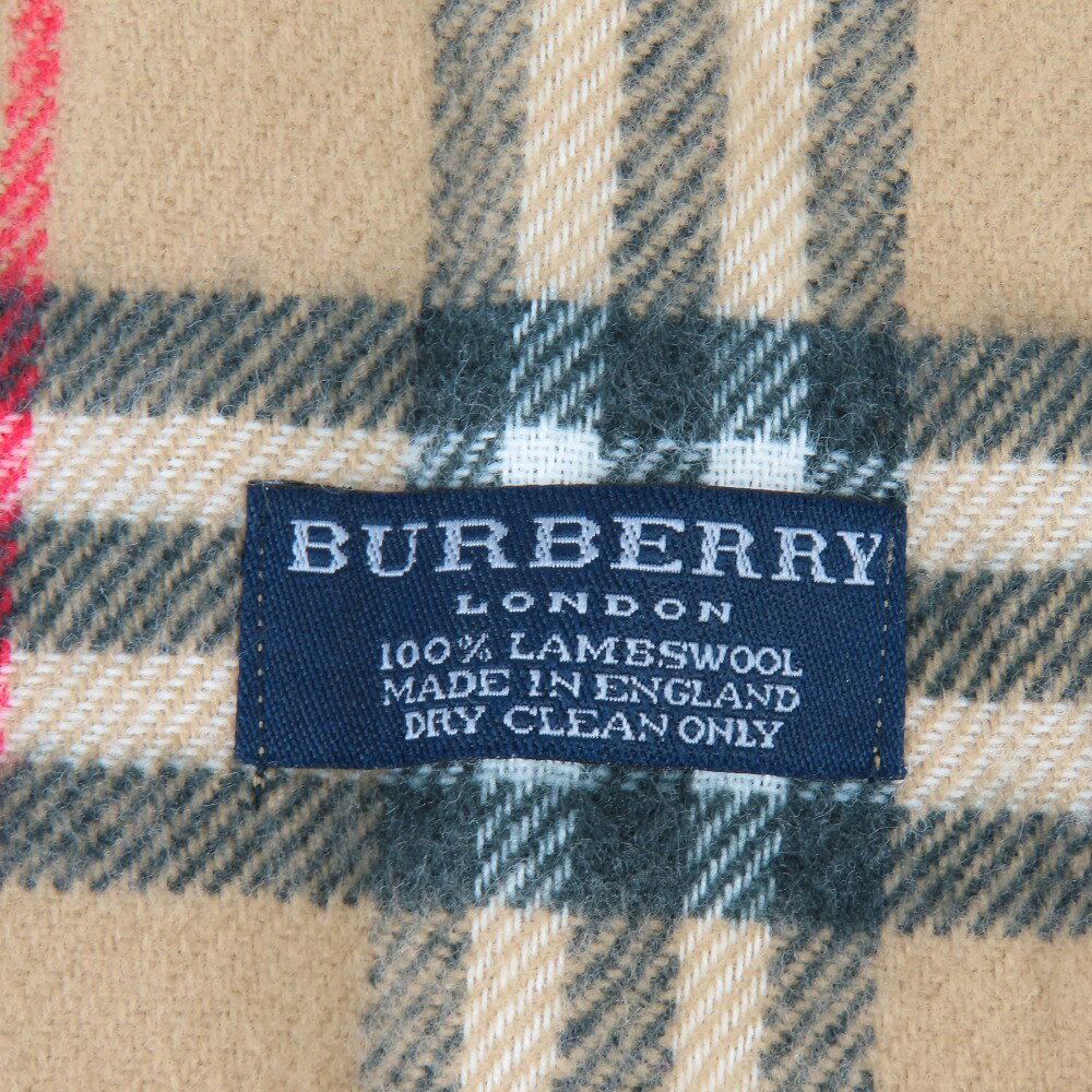 バーバリー ノバチェック柄 防寒 ヴィンテージ マフラー ウール ブラウン レディース 中古 極美品 本物 BURBERRY auc-rogue-10021150 Hybrid サンプル画像2
