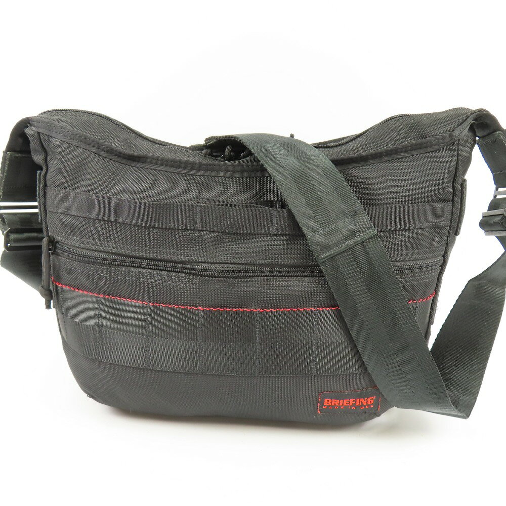 乐天商城 - ブリーフィング DAY TRIPPER サコッシュ ショルダーバッグ ボディバッグ ナイロン ブラック メンズ【中古】極美品 本物 BRIEFING