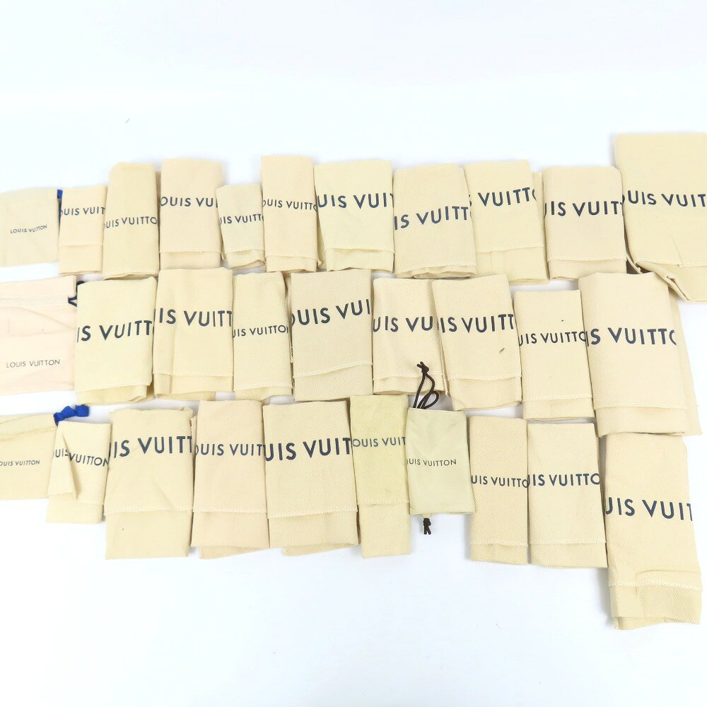 樂天商城 - ルイヴィトン 保存袋 ダストバッグ 小物用 財布用 等 30点 セット まとめ売り サイズ色々 その他小物 コットン ナチュラル レディース【中古】極美品 本物 LOUIS VUITTON